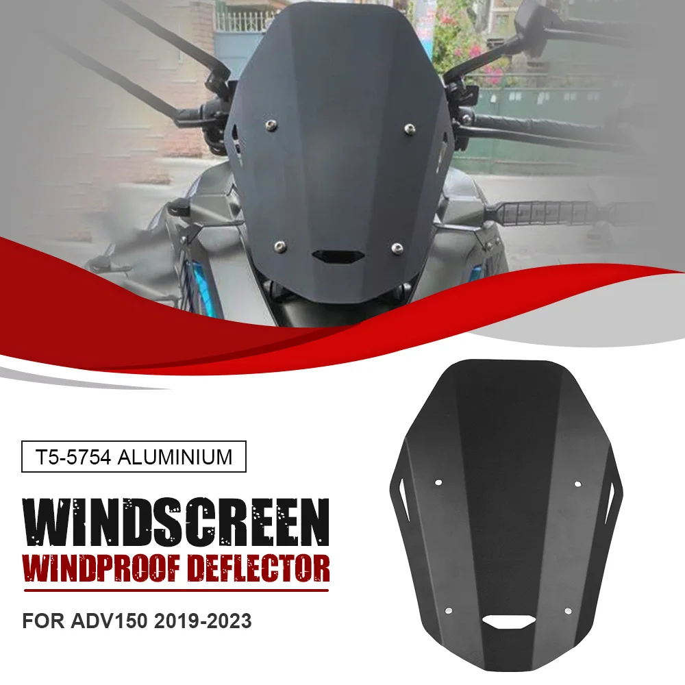 

FOR HONDA ADV150 ADV 150 ADV-150 2019-2023 Motorcycle Accessories Aluminum CNC Windshield Wind Deflector Viser VIsor WindScreen