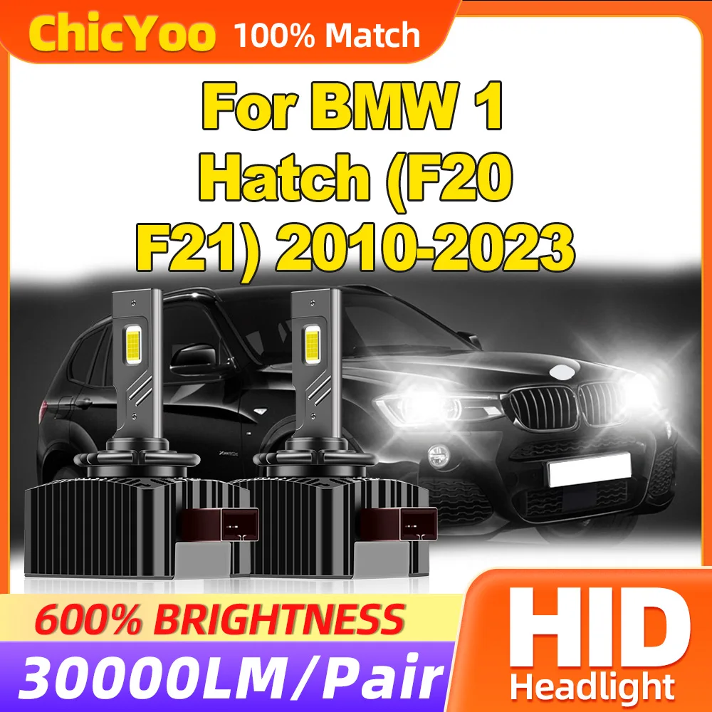 

30000LM LED Headlights 120W Xenon Lamps 6000K White 12V HID Xenon Headlamps For BMW 1 Sports Hatch (F20 F21) 2010-2021 2022 2023