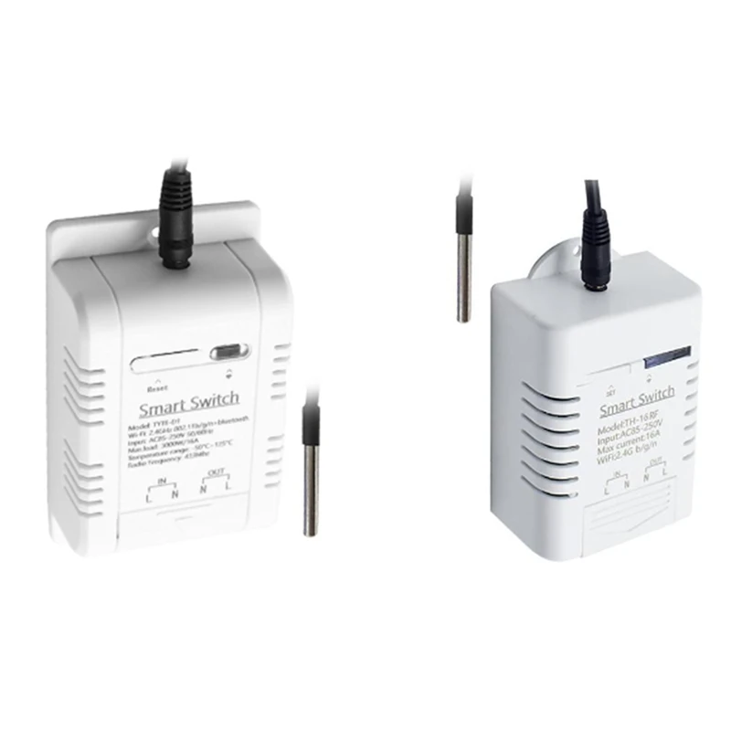 24-Hour Delivery Wifi Smart Temperature Switch 16A 3000W With Energy Consumption Monitoring Thermostat For Alexa Google Home