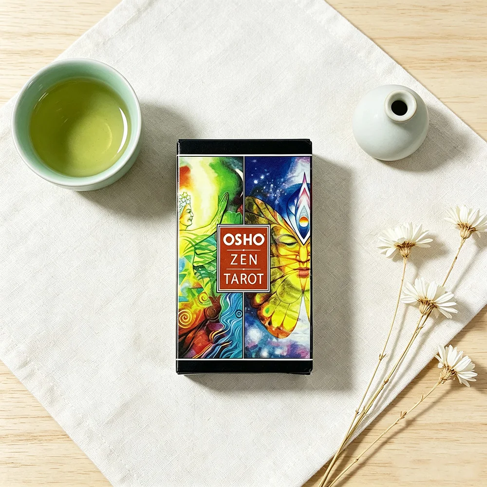 Osho Zen Tarot Cards 79 Card Spiritual Divination Deck, Perfect for Self-Discovery & Emotional Healing, Based on Zen Philosophy