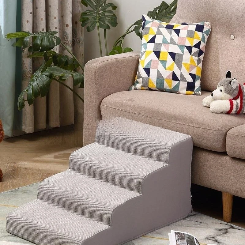 

Puppy on Sofa Ladder Bedside Stairs Pet Sofa Bed Ladder Dog Steps Small Dog Up and Down Oblique
