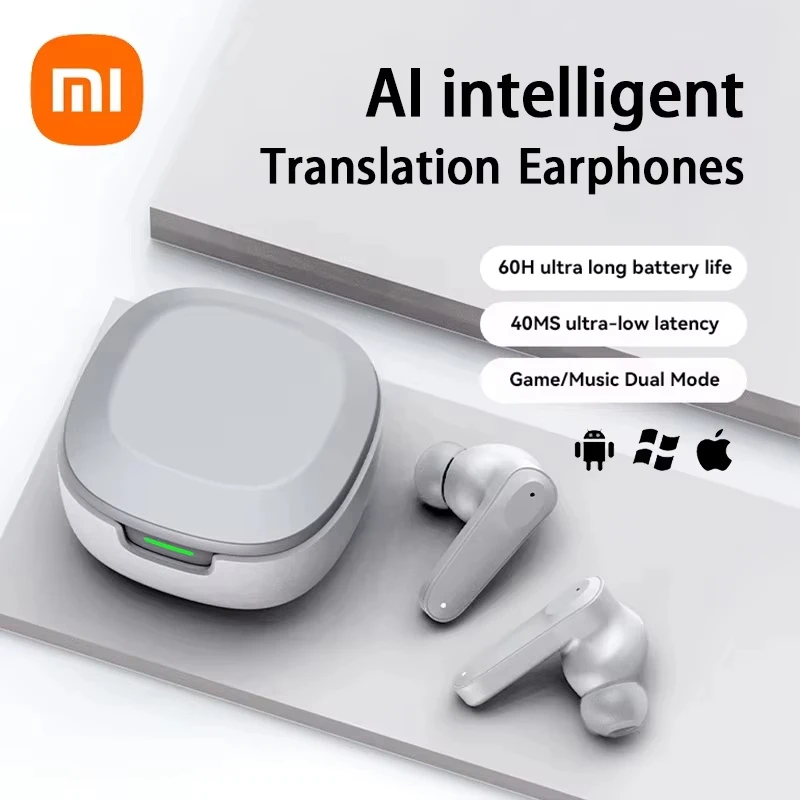 

Xiaomi AI Intelligent Translation Wireless Earphone Bluetooth Headset Support Multi-Language In-Ear Business Headphones With APP