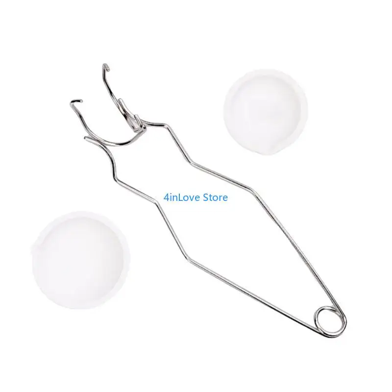 

T4MD Melting Crucible Set Whip Tongs Metal Molding Supplies Gold Melting Set Small Crucible Set Suitable for Jewelry