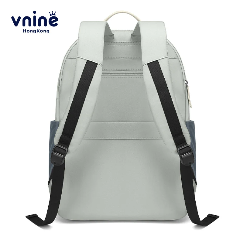 V.NINE Unisex Backpack Light Green Backpacks Aesthetic 15 6 inch Laptop Bag Pack Anti Theft Compartment Commuter Bags Couple