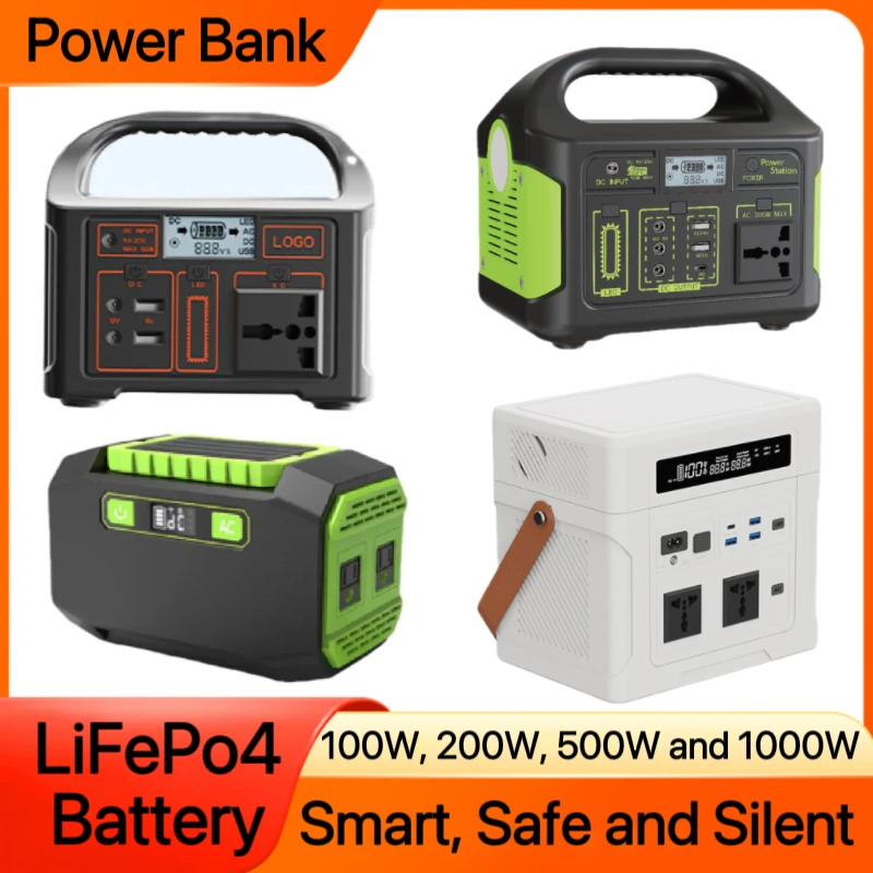 Estação de energia portátil 2400W 2016Wh, gerador externo de carga rápida de 1,5H com carr 3