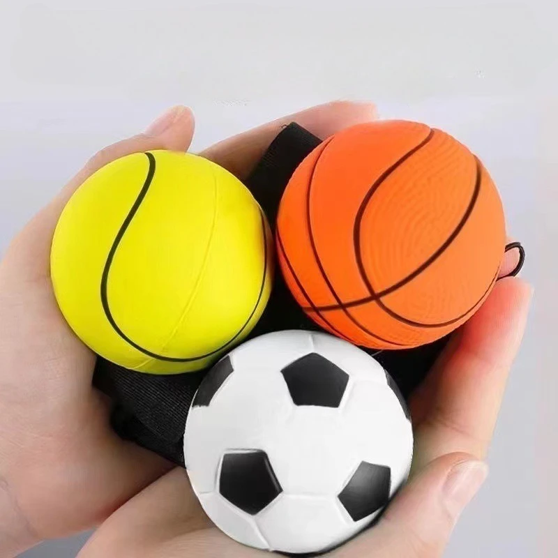 Elastischer Handgelenkball mit Seil - Fitness-Spielzeug für Menschen mittleren und höheren Alters zur Verbesserung der Hand-Augen-Koordination – Detail 5