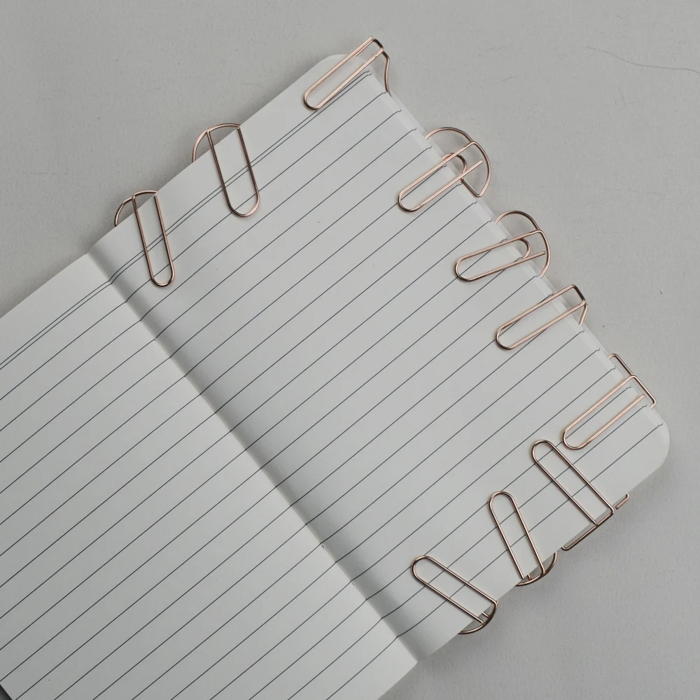 10pcs/Set Metallic Wire-formed 0-9 Number-shaped Paper Clip Bookmarks Paperclips Office Stationery School Supplies