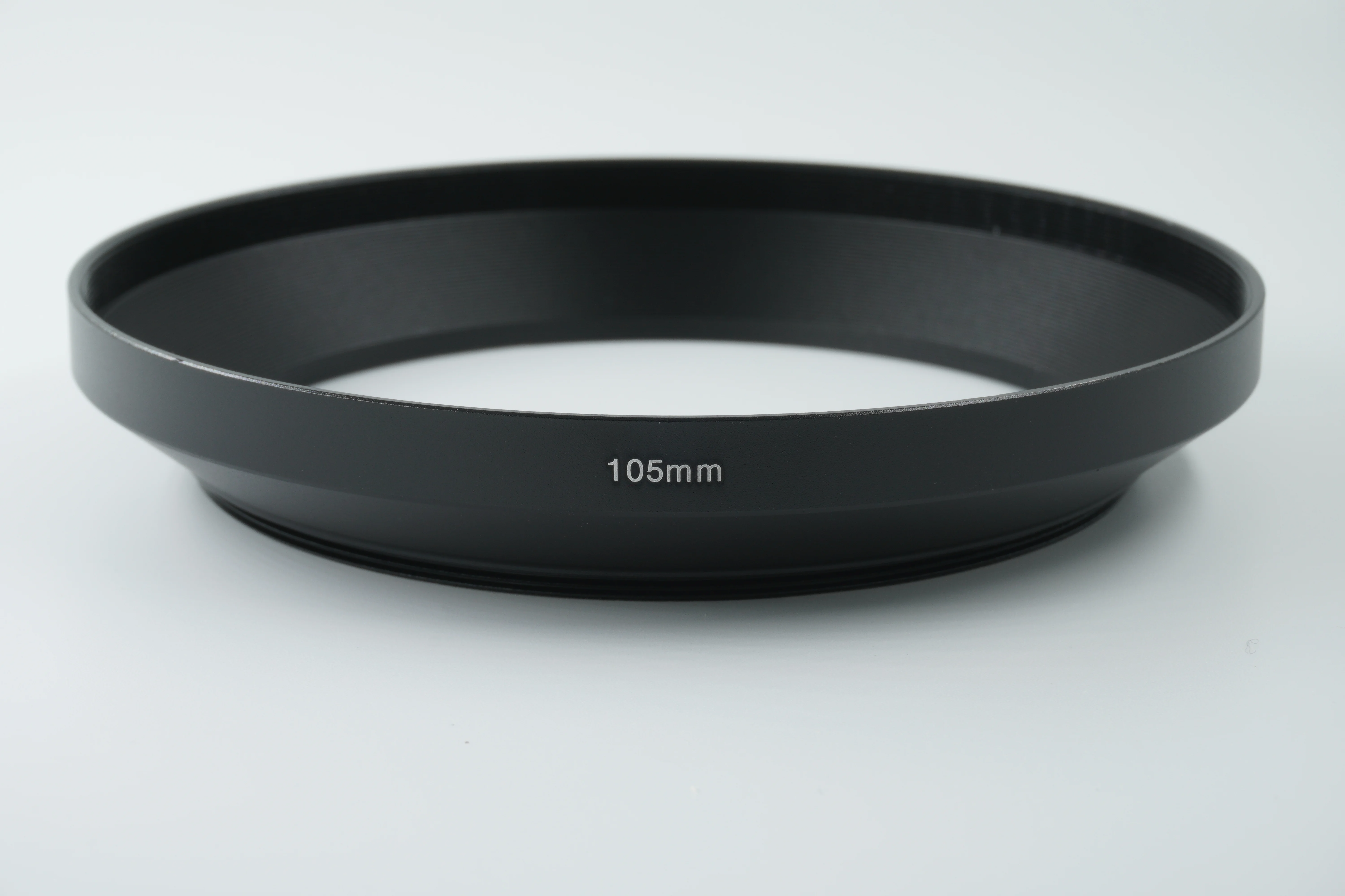 Osłona obiektywu metalowa, zakrzywiona, skośna, gwint x1, 86mm 95mm 105mm, do obiektywów szerokokątnych — zdjęcie produktu 6