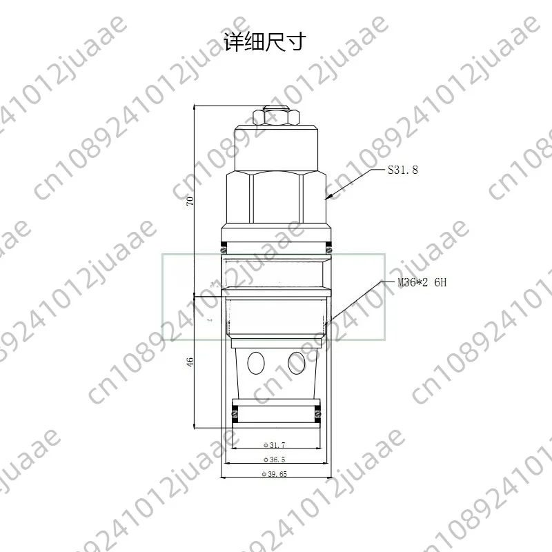 SUN Type Cartridge Counterbalance Valve CBGA-LHN CBGG-LJN 240L High Flow Threaded Hydraulic Balance Control Valve