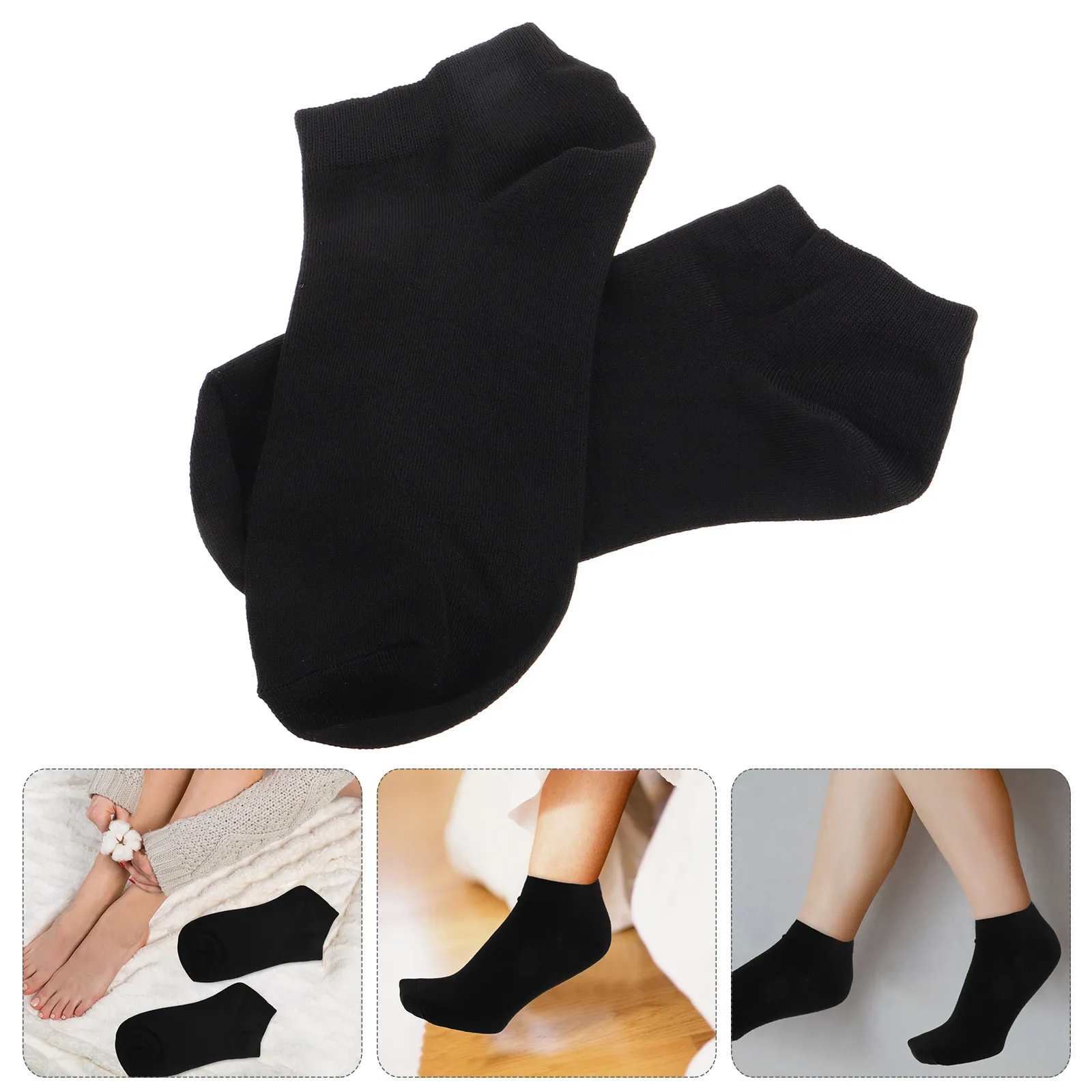 

6 пар женских летних носков до щиколотки: прохладные, удобные, хлопковые, невидимые, нескользящие, короткие носки для свежести на весь день