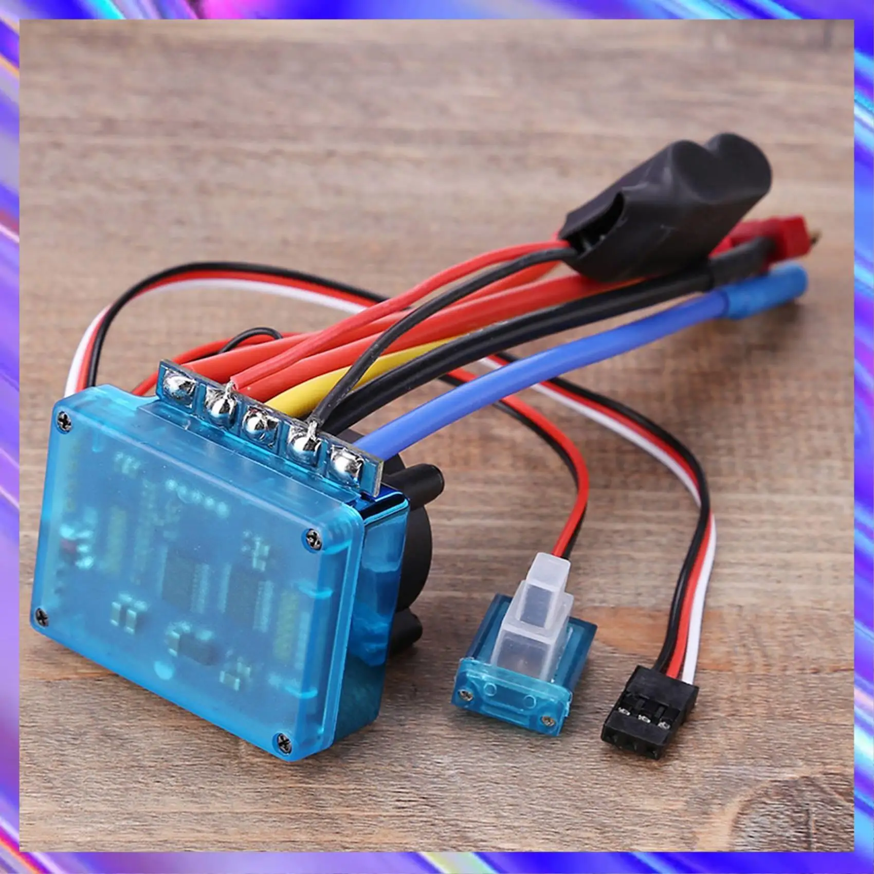 

A24U 120A Brushless Esc Electric Speed Controller & 1:10 Car 120A Waterproof Brushless Esc + Program Card Combination Details