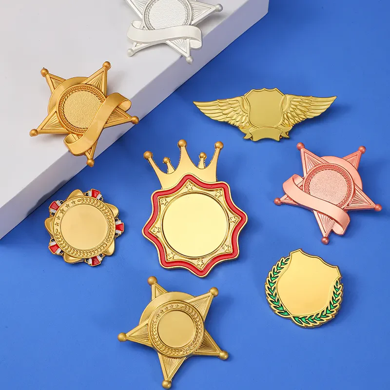 お土産バッジ用レーザー彫刻,金属製スターウィング,カスタムピン,製造サプライヤー