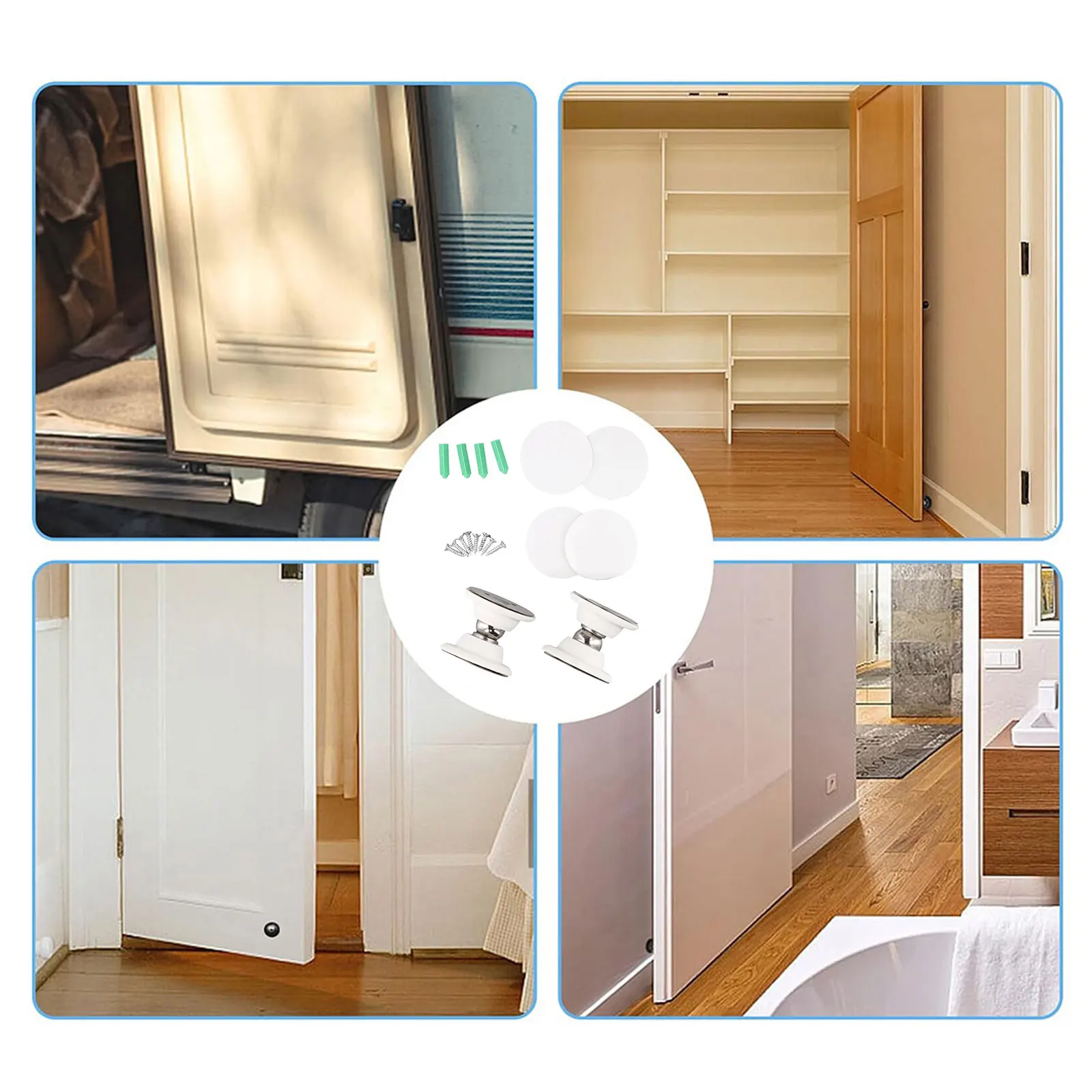 

Camper Door Holder Magnetic Baggage Door Catch Strong Magnetic Design Weather-resistant Noise-free Door Closing Outdoor Camping