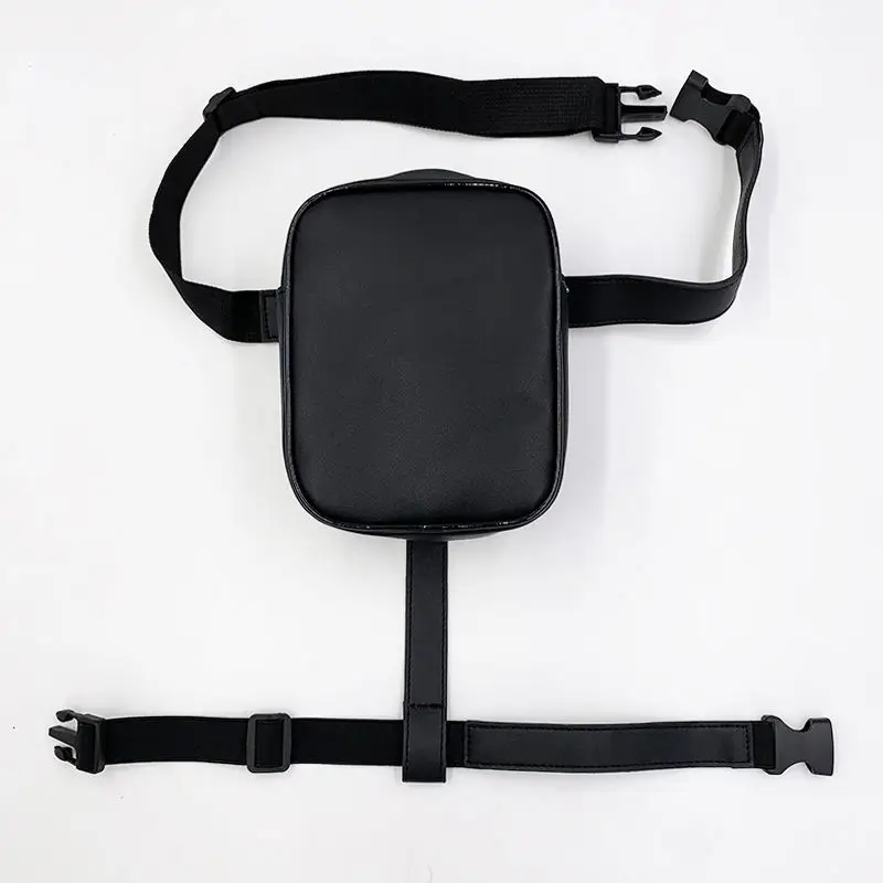 New Fashion INS Hot Trendy Stylish Women Waist Leg Belt Leather Cool Girl Bag Fanny Pack For Outdoor Hiking Motorcycle Waist Bag