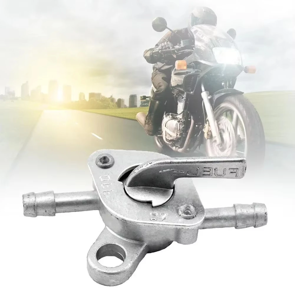 1pc Universal 6mm 55mm Inline Fuel Tap Petcock On-Off Switch For Motorcycle Dirt Bike ATV Lawn Mower Gas Tank Valve Replacement