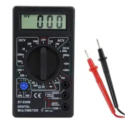 DT830B LCD Digital Multimeter 750/1000V Voltmeter Ammeter Ohm Tester High Safety Handheld Meter Digital Multimeter