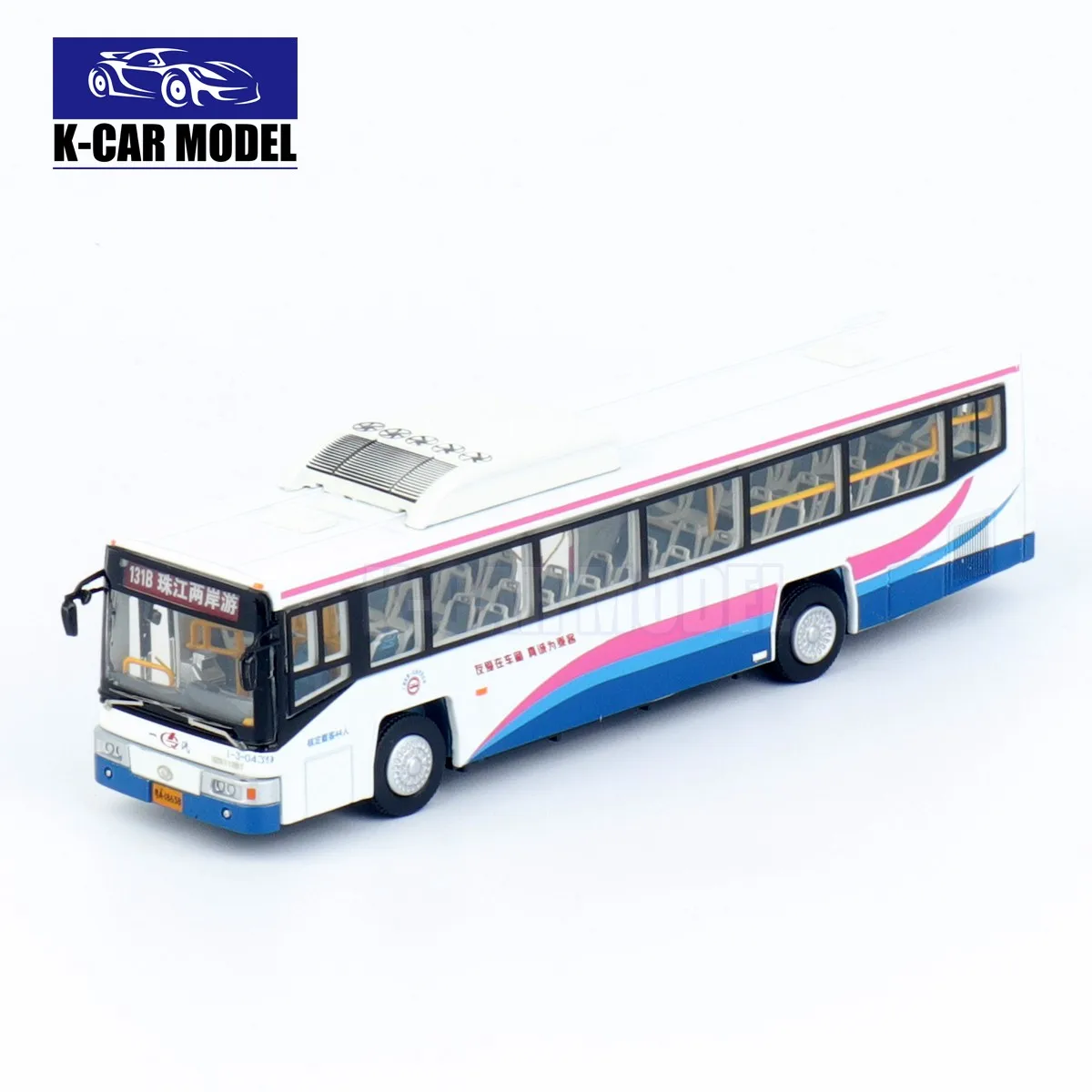 1/76 Guangzhou GZ6112S1 JUMBO Bus Diecast Car Model