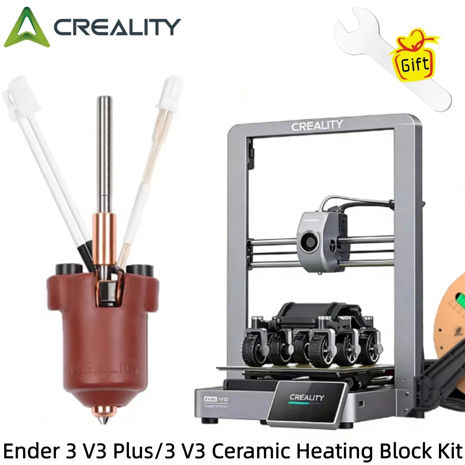 Creality Ender 3 V3 Plus Hot End Assembly Ender 3 V3 Ceramic Hotend For Creality 3 V3 Plus Extruder Ender 3 V3 Plus Accessories
