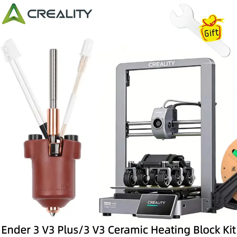 مجموعة طرف ساخن من السيراميك Creality Ender 3 V3 Plus لطابعة Creality 3 V3 Plus، ملحقات طرف ساخن لطابعة Ender 3 V3 Plus