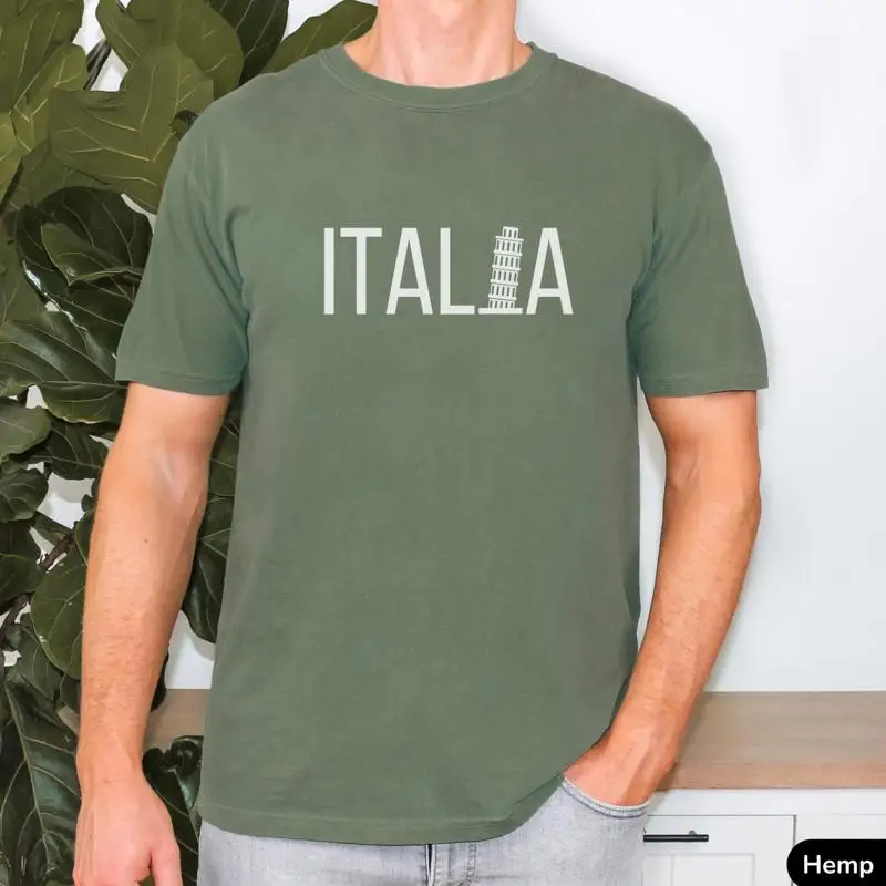 Italy Pisa Travel T Shirt Souvenir Italian Pride Italia