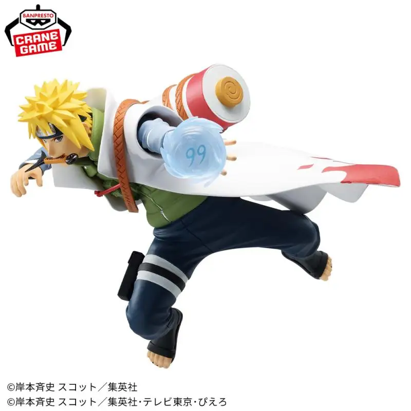 In Stock Original Banpresto Narutop99 Naruto Namikaze Minato Anime Action Figure Model Boxed Toys Gift Genuine