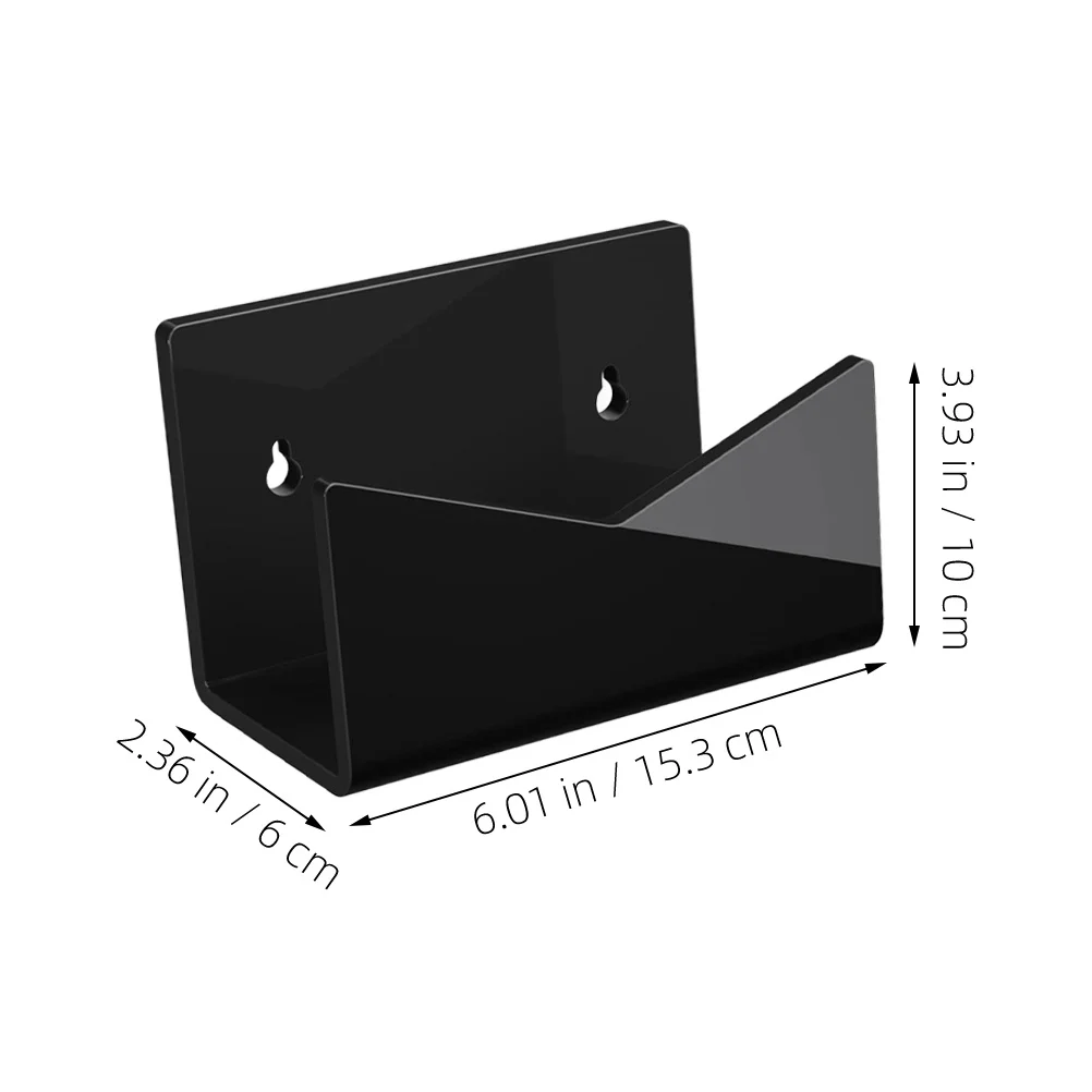 1Set Acrylic Mail Organizer Letter Holder for Desk Practical File Sorter Mail Storage Rack Office Display