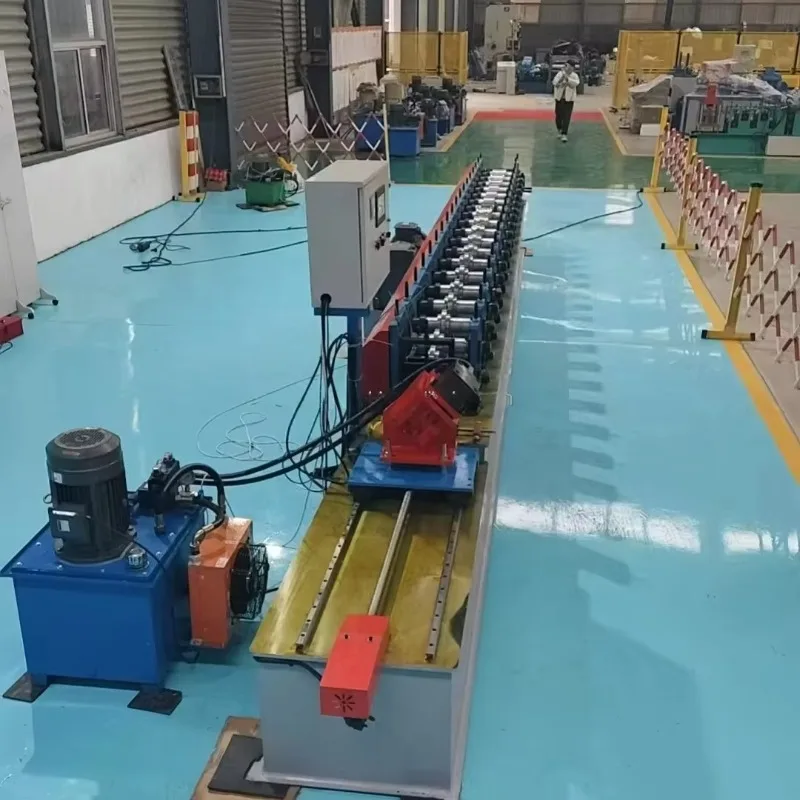 Omega Profile Roll Forming Machine Top Hat Steel Profile Roll Forming Machine Steel Channel Making Machine With PLC System