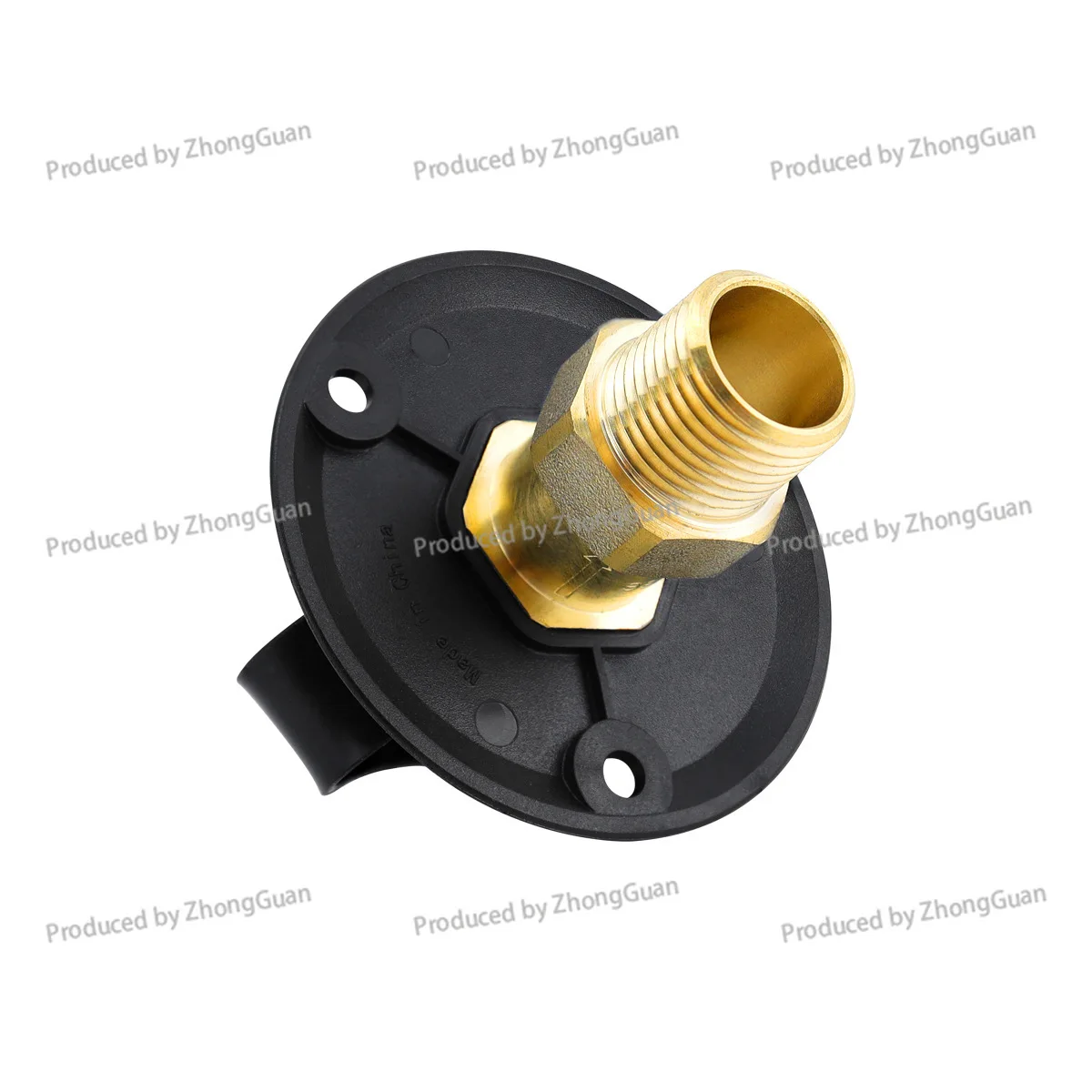 Universal Black Brass Inlet Kit for RVs: One-way Water Valve Water Inlet with Dust Plug and Water Refill Port