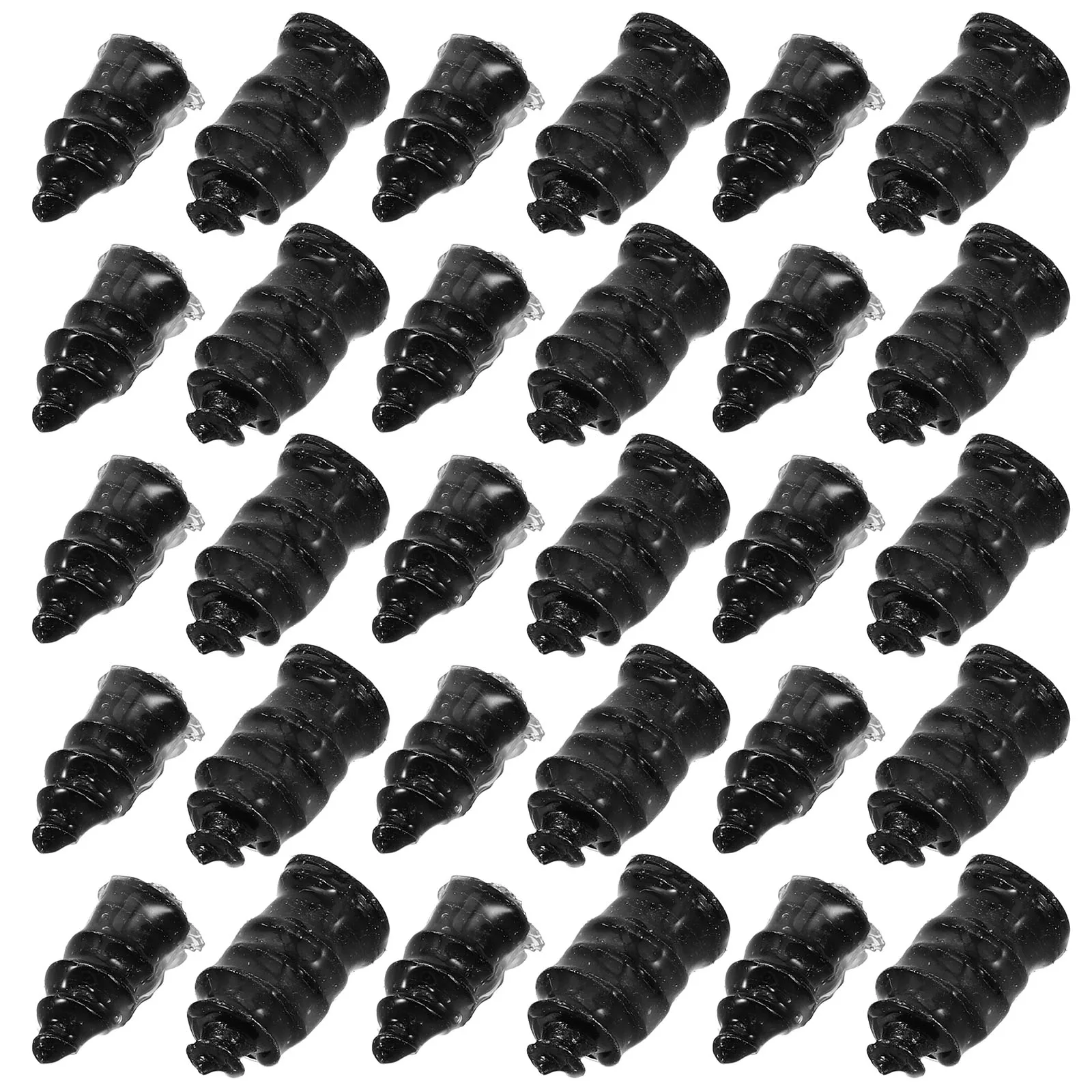 

40pcs Tire Repair Tool Wheel Nails for Cars Motorcycles Electric Vehicles Tubeless Kit Black Plug Rubber Material High Hardness