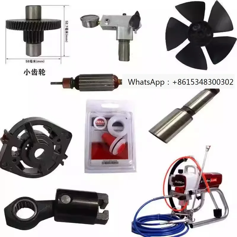

450e 440i 440C domestically produced airless spraying machine accessories plunger piston rod sealing ring gasket