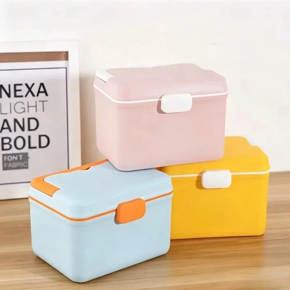 New Hot Premium Home Medicine Box PP Thickened Durable Plastic First Aid Kit Large Capacity Family Medical Storage Box Storage