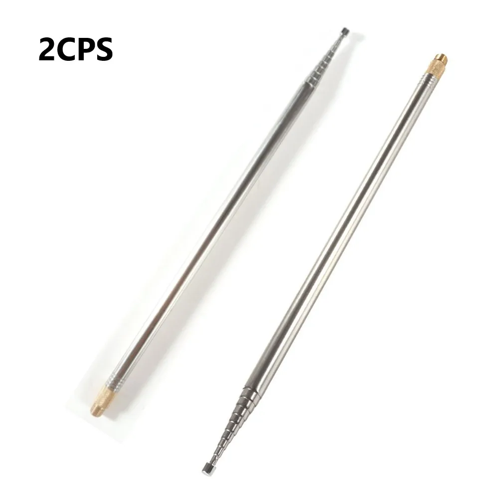 

1/2pcs Stainless Steel 2.5M Whip Antenna For PAC 12 JPC-7 DIY Shortwave Antenna Radio Communications Rod Antenna Tools