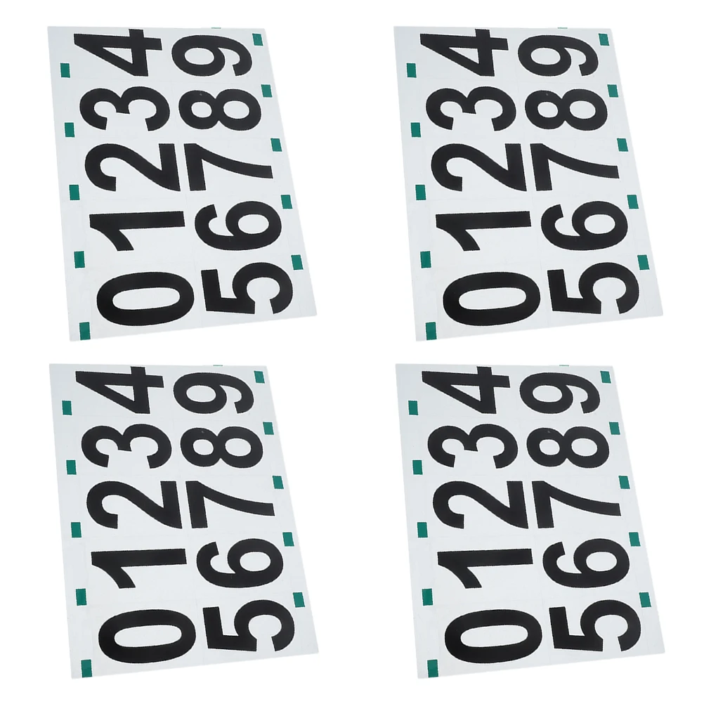 

Reflective Number Decals Waterproof Address Stickers Mailbox House Door Signs Outdoor Self Adhesive Labels