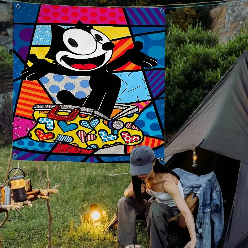 CARTOON F-Felix The Cat Advanced Printing Commercial Advertising Flag Company Party Banner