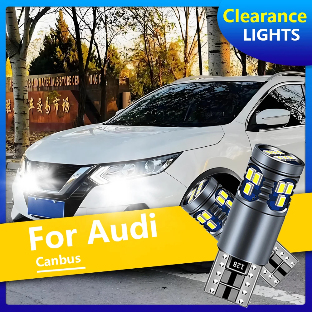 عالية مشرق سيارة LED ضوء التخليص T10 Canbus لا خطأ LED لمبات لأودي A3 8L 8P 8V A4 B5 B6 B7 A6 C5 C6 C7 A2 A5 Q7 TT A8 D2 #1