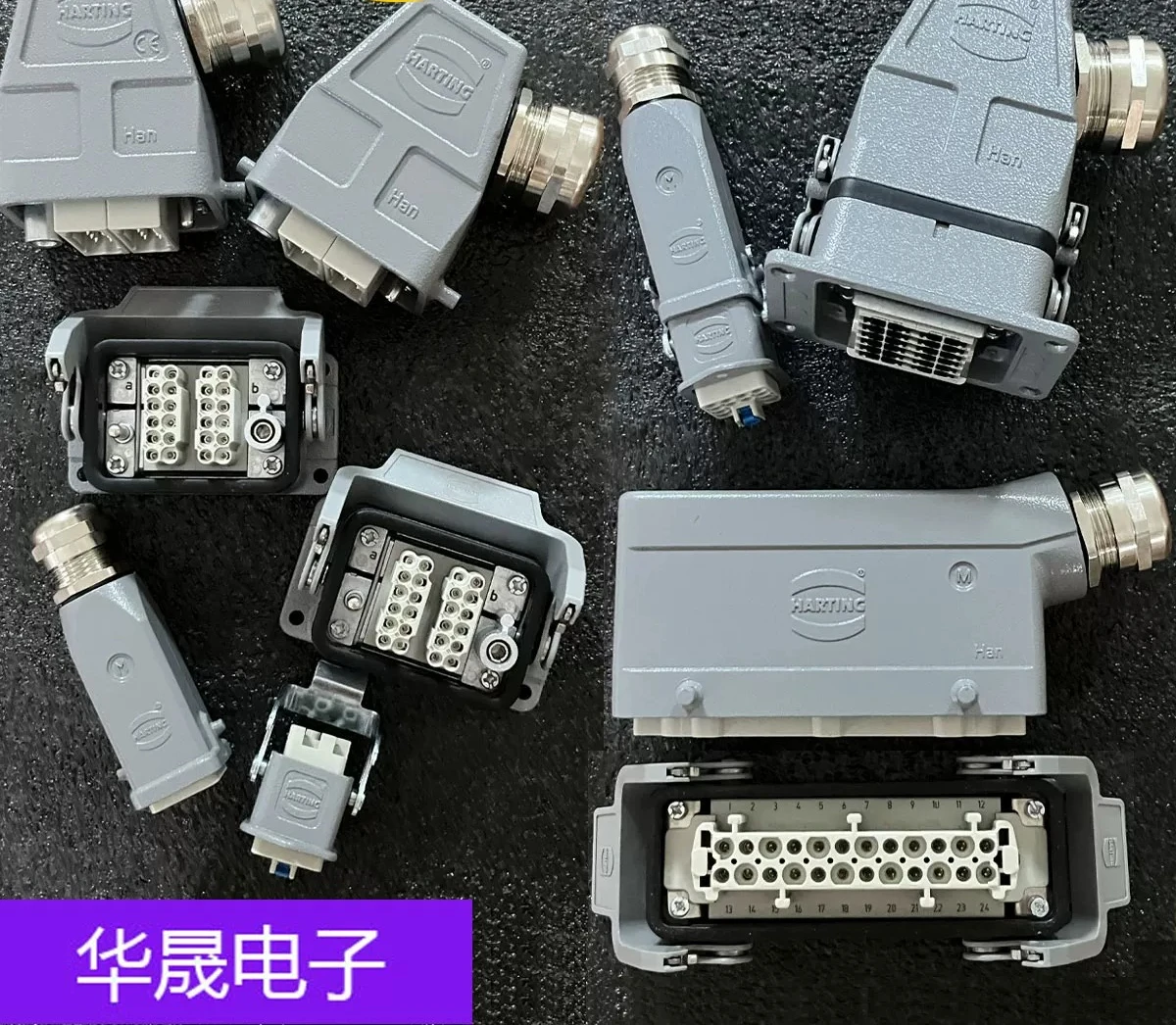 Original HARTING 4-core/6-core/10-core/16-core/24-core combined heavy-duty connector
