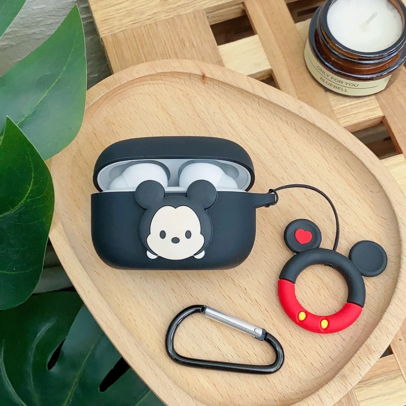 Cartoon Disney Kopfhörer Fall Hülse Für Sony LinkBuds S Silikon Drahtlose Bluetooth Ohrhörer Schutzhülle Mit Lanyard