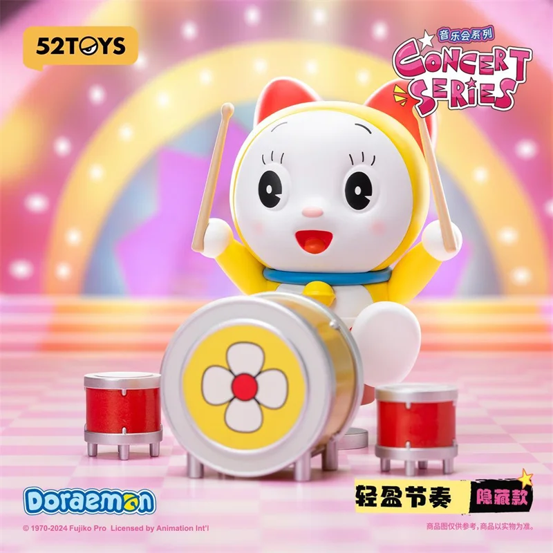 Echt 52 Speelgoed Doraemon Blinde Doos Concert Robot Kat Pop Meisje Speelgoed Figuur Ornament Verjaardagscadeau Speelgoed