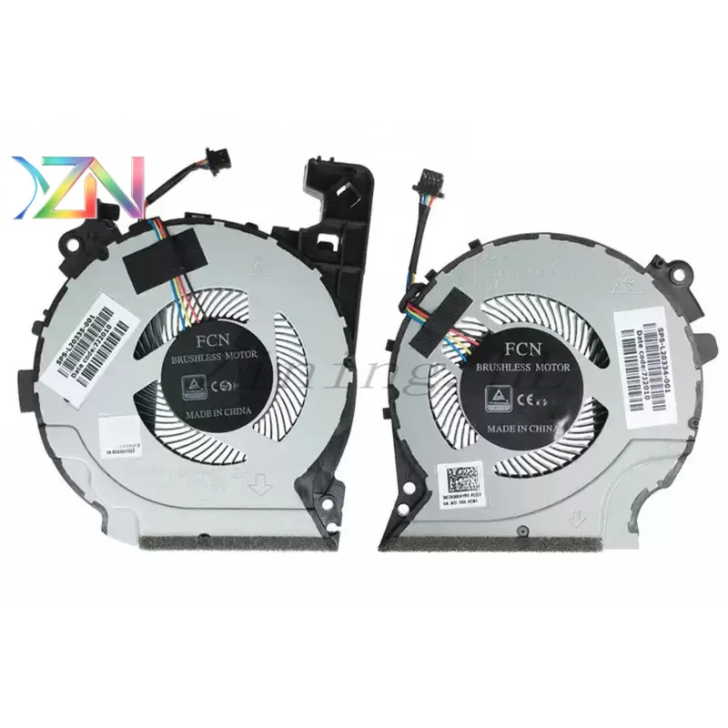 For HP Shadow Spirit 4th Generation 15-CX TPN-C133 notebook cooling fan, CPU and graphics card fan