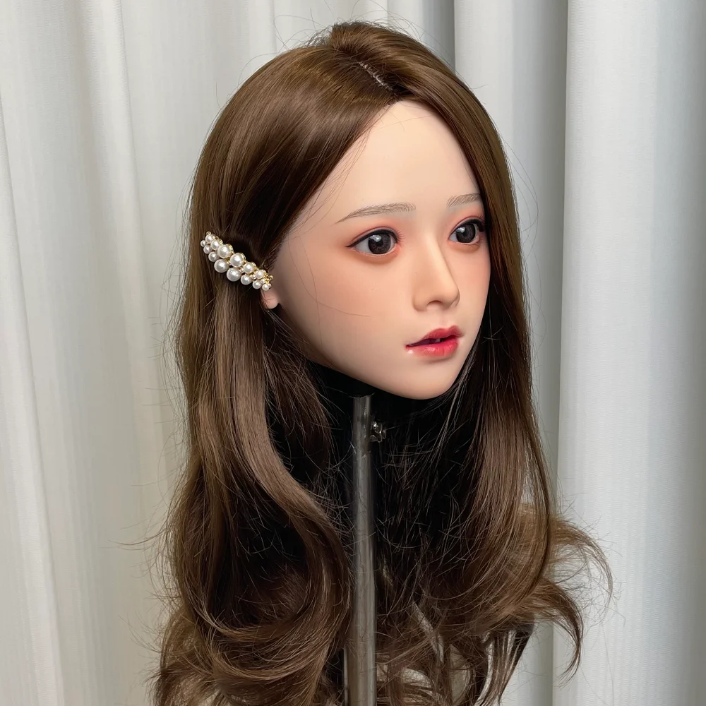 نسخة 1:1 من نموذج رأس أنثى، نموذج رأس مثير جديد، مصنوع من مادة السيليكون، يمكن تخصيصها بنفسك، لمصففي الشعر