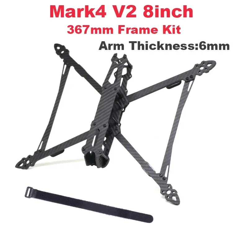 Mark4 V2 Mark 4 8inch 367mm / 9inch 387mm/10inch 427mm FPV Frame Kit 3K Full Carbon Fiber TrueX for FPV Camera Kit Done