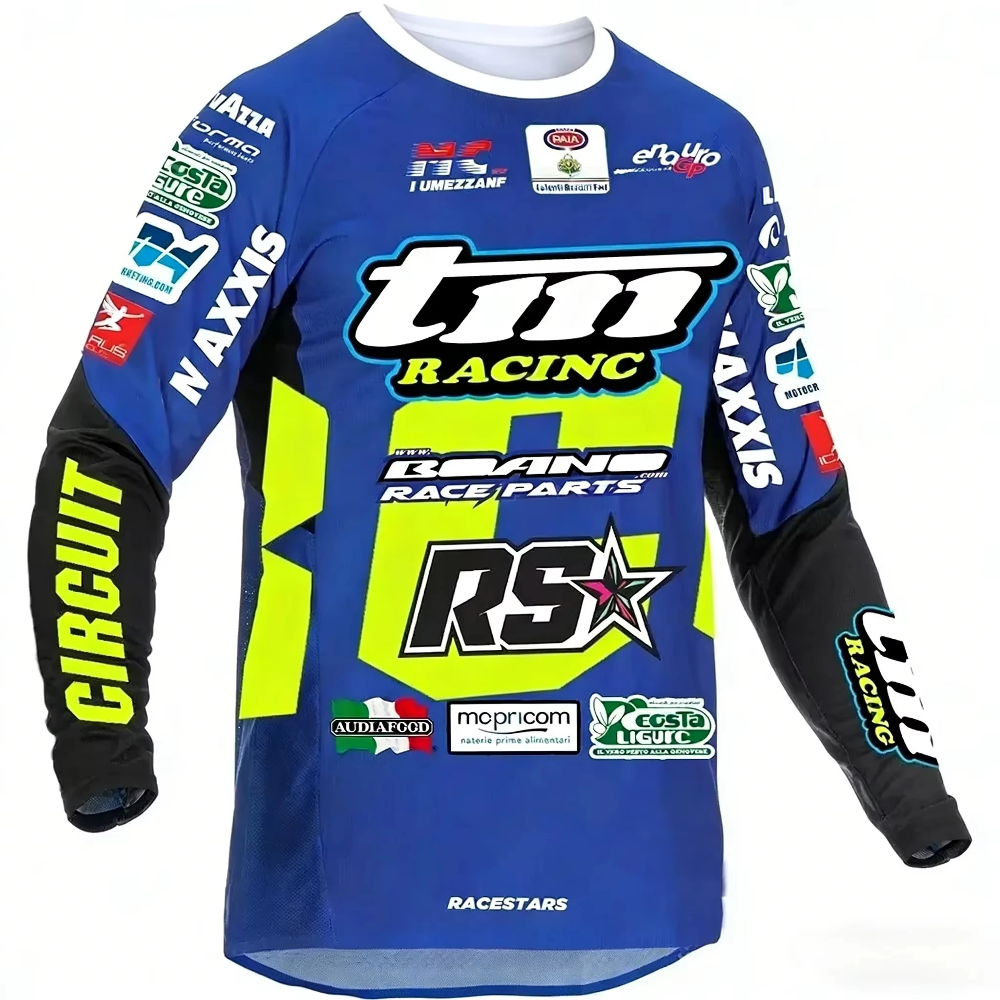 Sommer Neuheit: Atmungsaktives, schnelltrocknendes Langarm-T-Shirt für Kinder, Jugendliche und Erwachsene – Offroad-Motorrad- und Radsport-Team-Oberteil