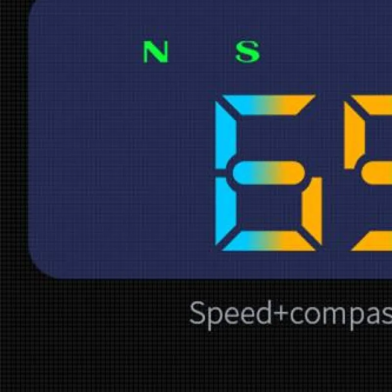 Cars HUD Heads Up Display with Overspeed Alarm&Auto Brightness Adjustment Vehicle Secure Monitor for Improving Driving Safety
