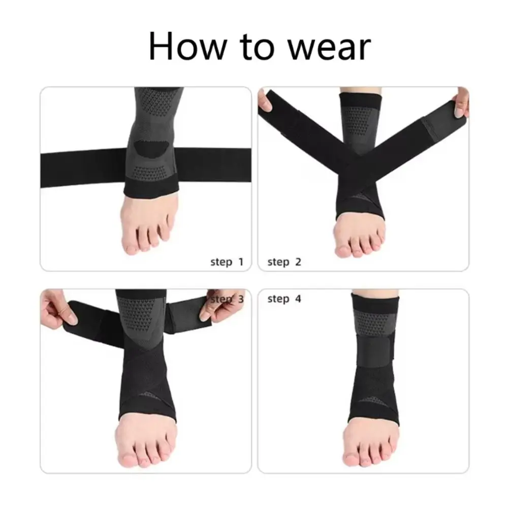

Adjustable Straps Ankle Protector Foot Arch Support Prevent Sprains Compression Ankle Support Ankle Support Brace Running