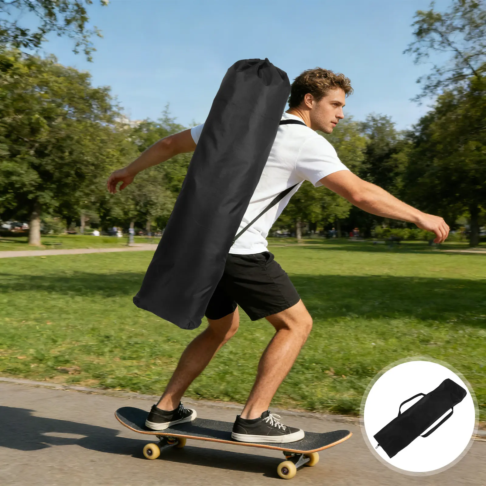 

Waterproof Oxford Cloth Skateboard Backpack Deck Storage Bag for Longboard Paddleboard Sup Surfboard Travel Camping Gear