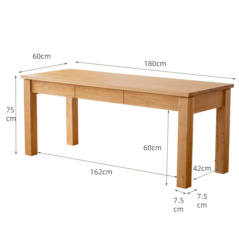 

Solid wood desk workbench home writing desk computer desk study living room