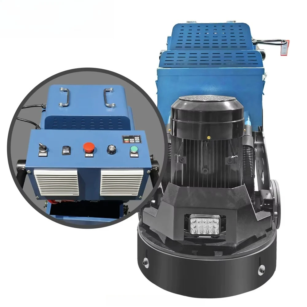 Industrial Manual Portable Concrete Grinder 7.5kW Motor 450mm Width Multi Voltage Design Integrated Dust Collection