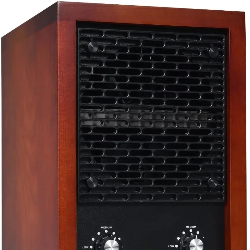 Real cherry wood cabinets with a 6-stage ozone purifier