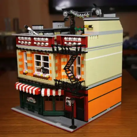 Central Perk Big Bang Theory modulära byggstenar 10189 89106 DIY-leksaker Barnfödelsedag Julklappar Kompatibel MOC-34463 8 best sales Lego Central Perk - №2