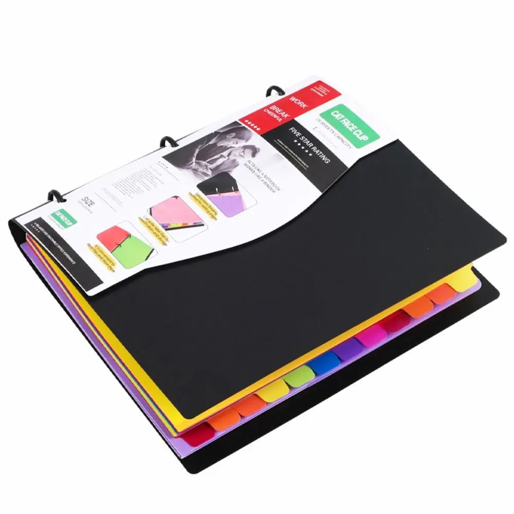 3 Ring Loose-leaf File Folder  - Paper Punch 3 Hole recension och pris